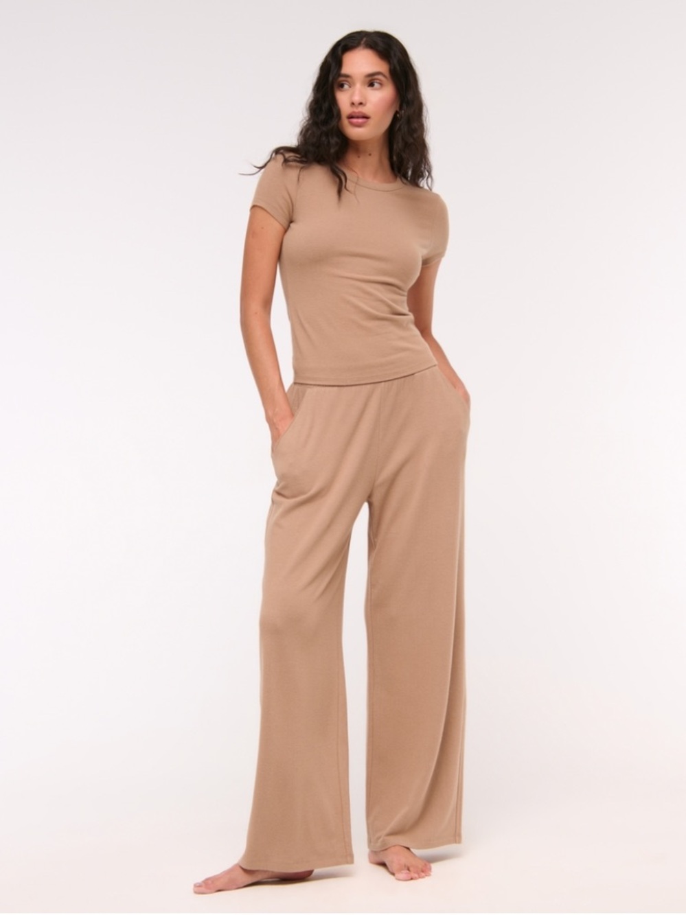 cozy wide-leg lounge set